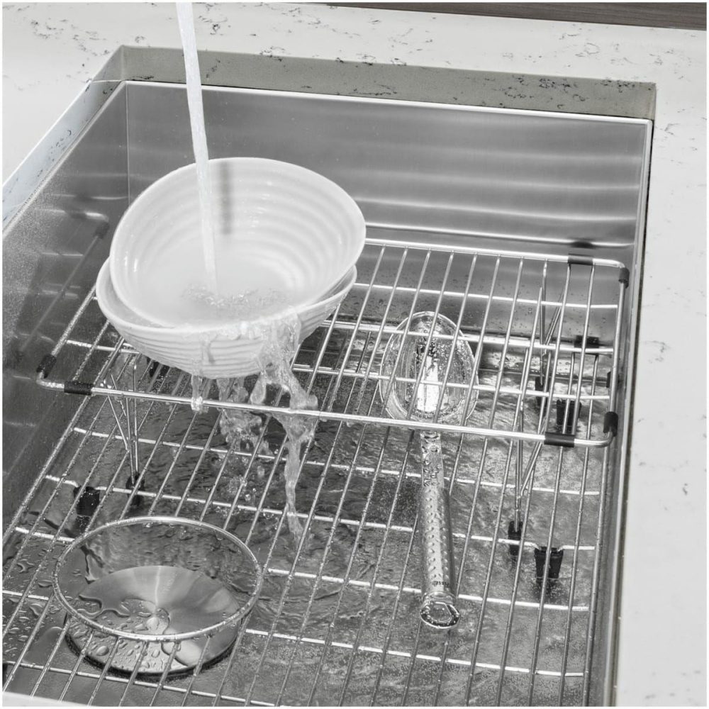 Basin Racks | Stainless Steel Basin Rack for Super Single Dual Mount Model #524221 Basin Racks Basin Racks