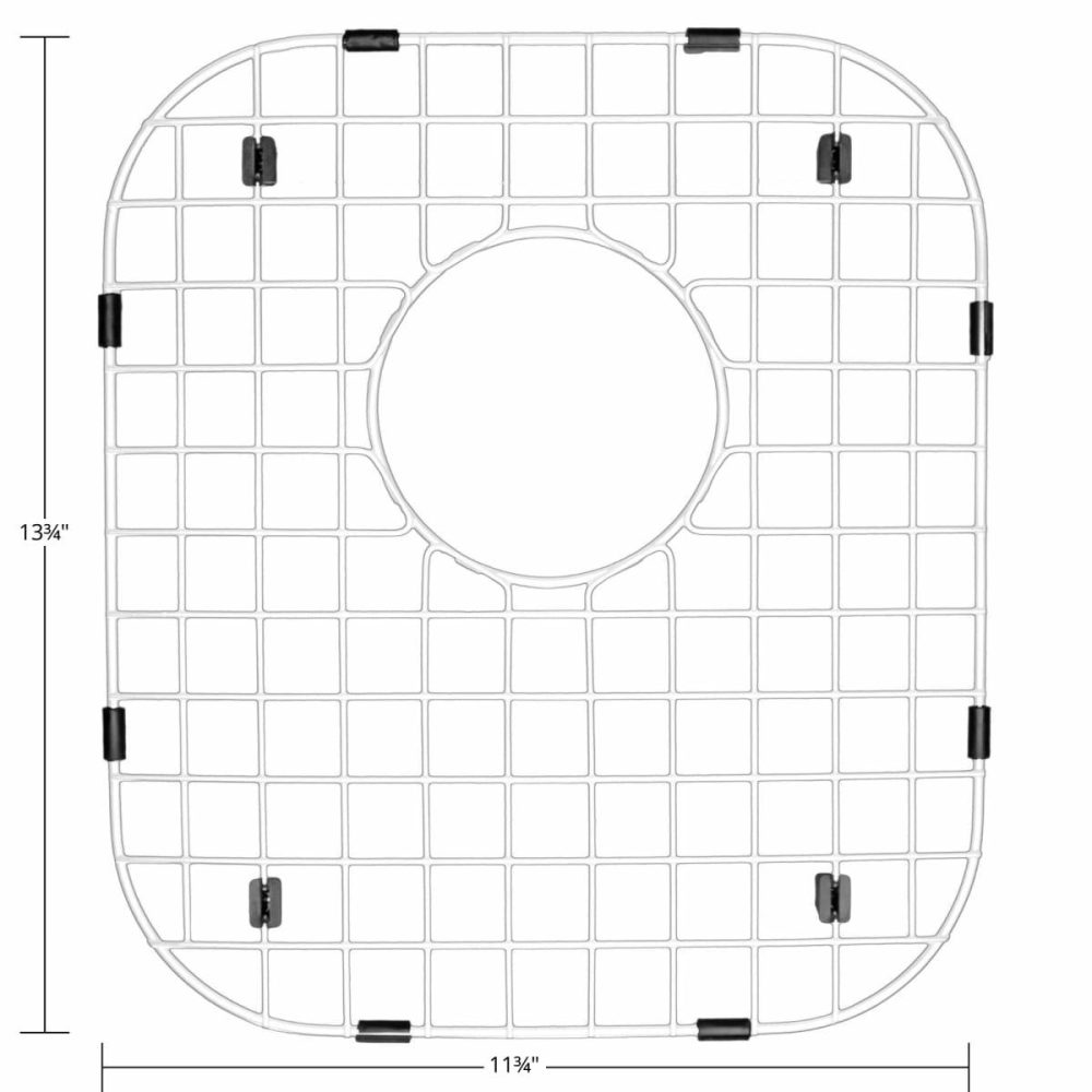 Basin Racks | 15-1/2″ L x 14″ W Stainless Steel Basin Rack with Protective Bumpers for Sink Basin Racks Basin Racks