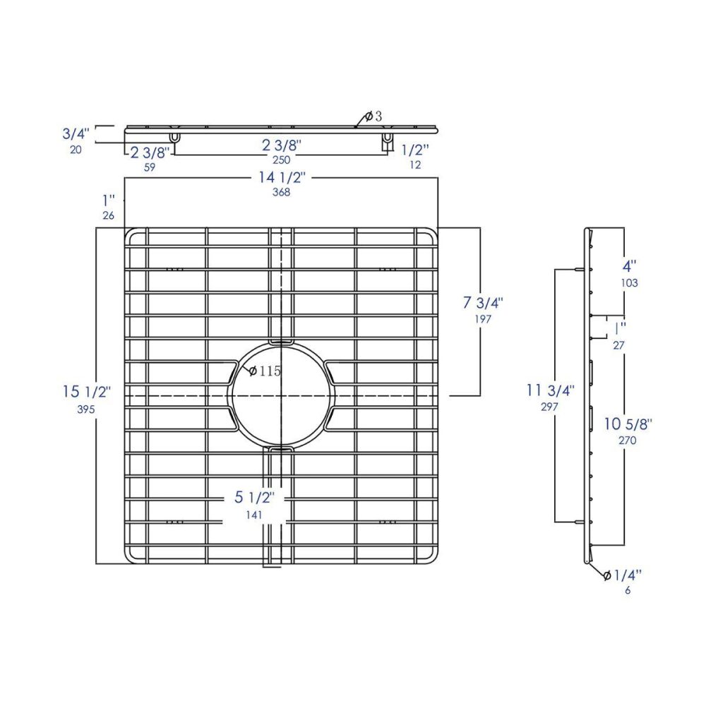 Basin Racks | Kitchen Sink Grid for AB510 Sink Basin Racks Basin Racks