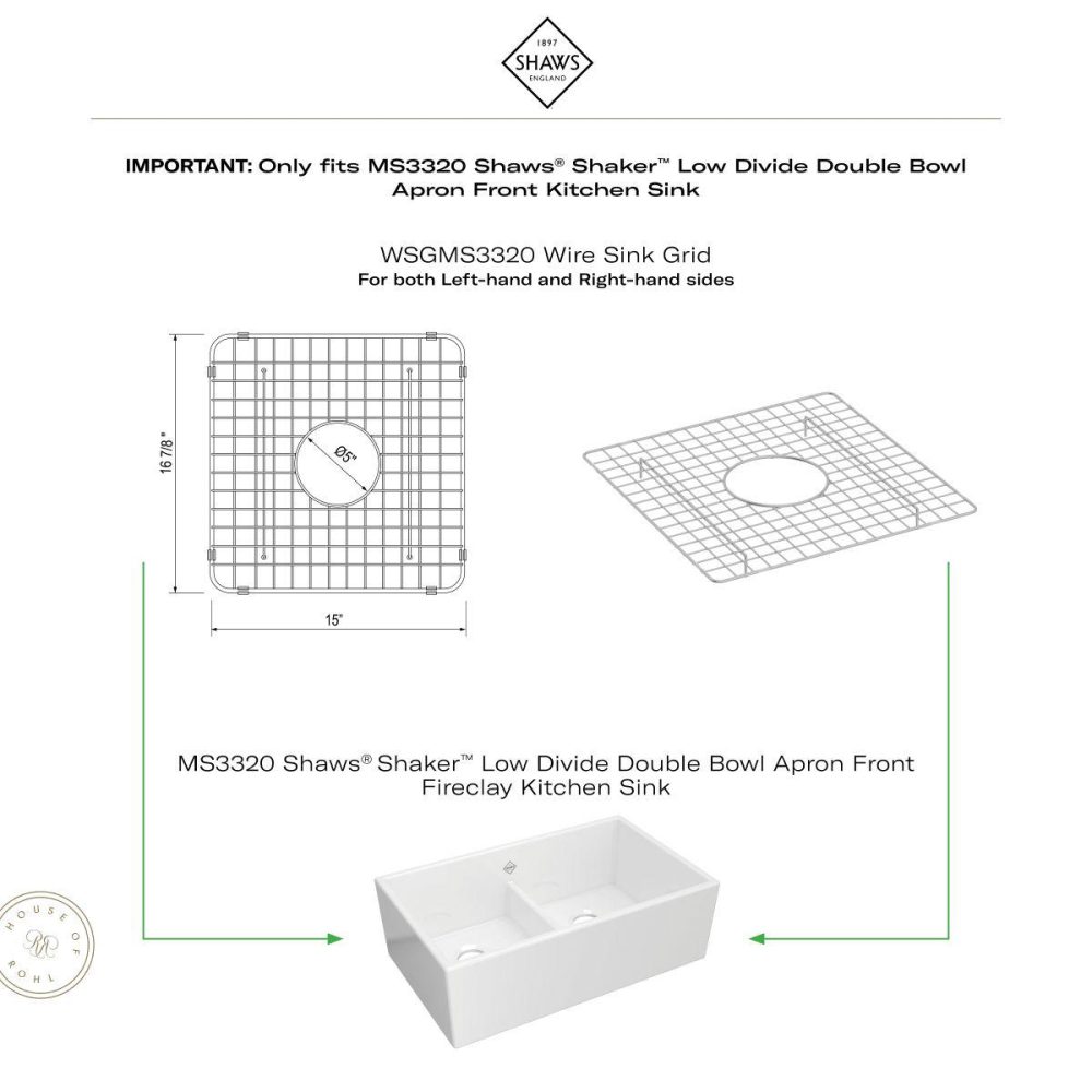 Basin Racks | Shaker 16-7/8″ L x 15″ W Stainless Steel Basin Rack Basin Racks Basin Racks