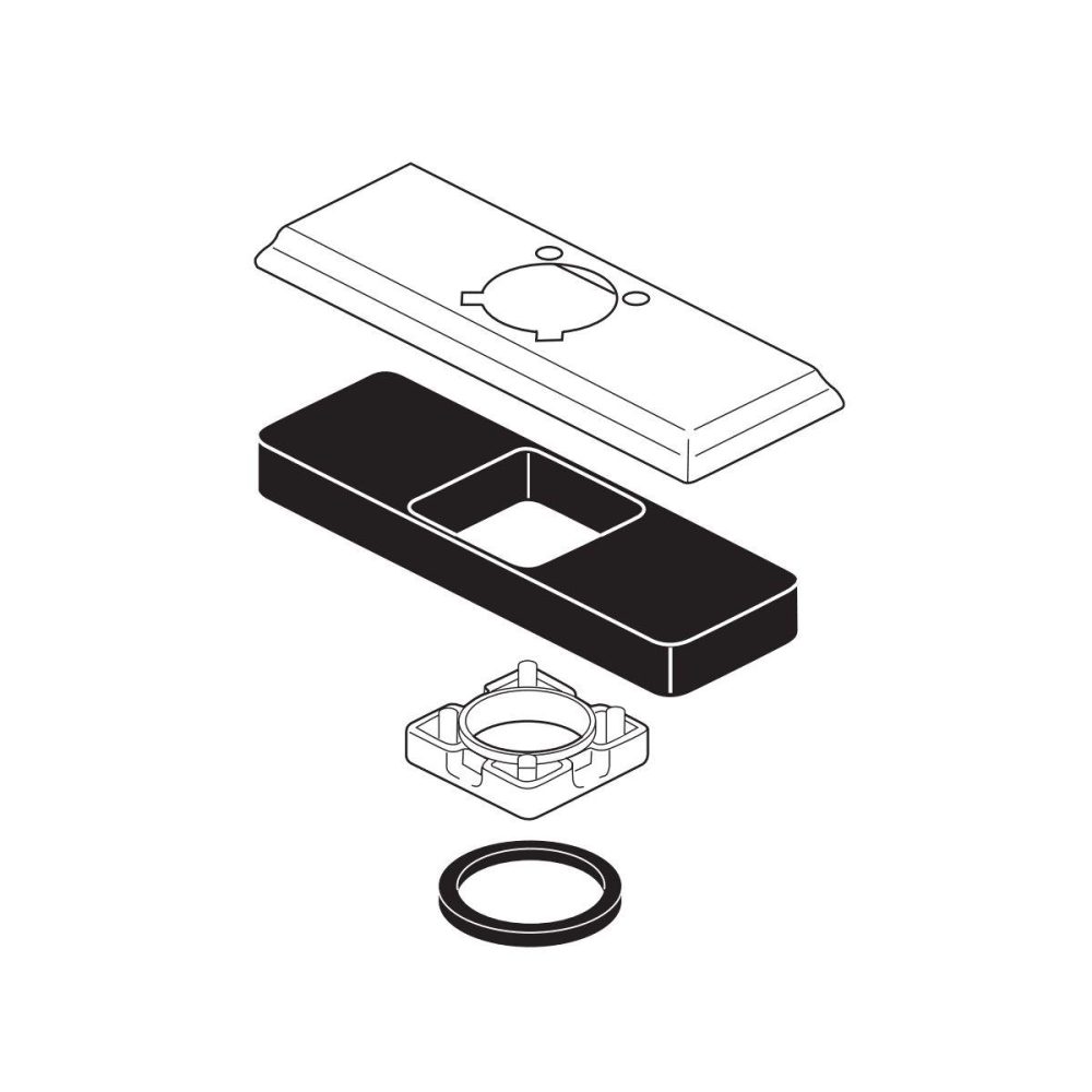 Deck Plates | Apex Escutcheon 3-hole Deck Plates Deck Plates