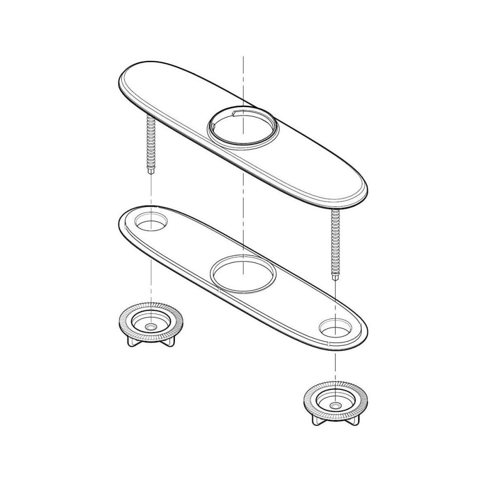 Deck Plates | Deck Mounted Soap Dispenser Deck Plates Deck Plates