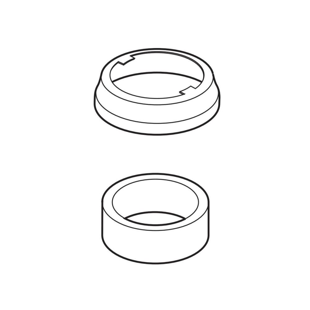 Deck Plates | Escutcheon and Gasket Single Handle Kitchen Deck Plates Deck Plates