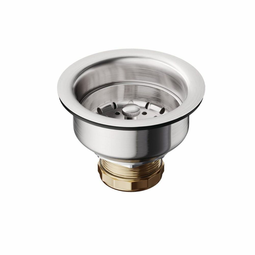 Sink Strainers | Stainless Steel Basket Strainer with Deep Cup Kitchen Accessories Sink Strainers