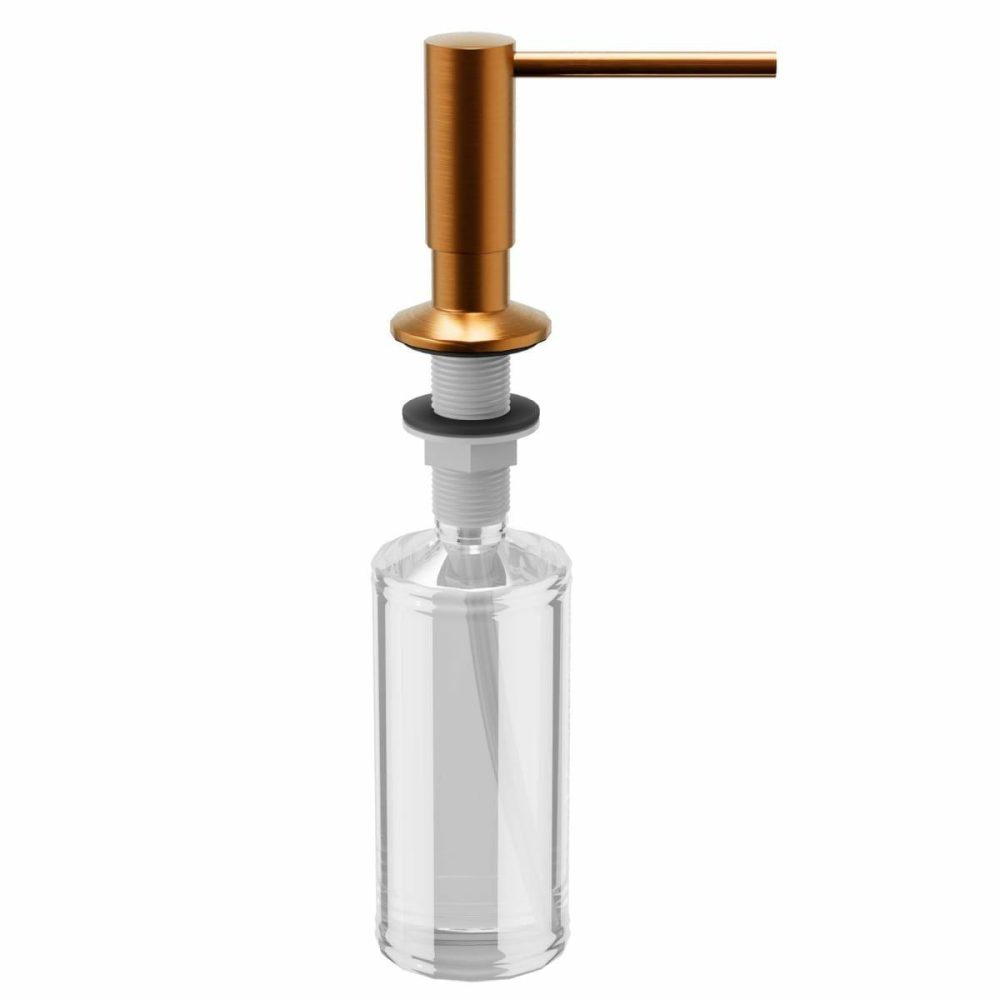 Soap Dispensers | 20-1/2″ L x 15″ W Stainless Steel Basin Rack with Protective Bumpers for Sink Kitchen Accessories Rushed Copper/Brushed Gold/Chrome/Gold/Gunmetal Grey/Matte Black/Oil Rubbed Bronze/Stainless Stee