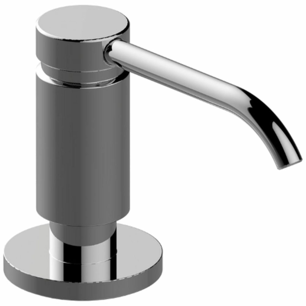 Soap Dispensers | Deck Mounted Soap Dispenser with 8.5 oz Capacity Kitchen Accessories Polished Chrome