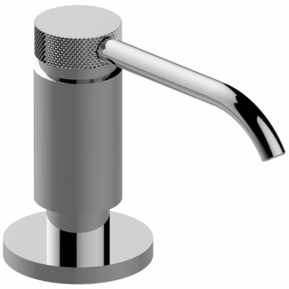 Soap Dispensers | Deck Mounted Soap Dispenser with 8.5 oz Capacity Kitchen Accessories Polished Chrome