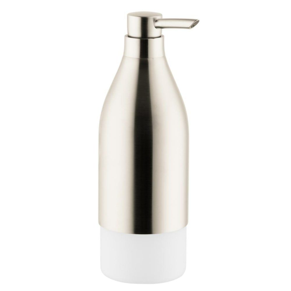 Soap Dispensers | Wall Mounted Soap Dispenser with 20.29 oz Capacity Kitchen Accessories Brushed Nickel/Chrome