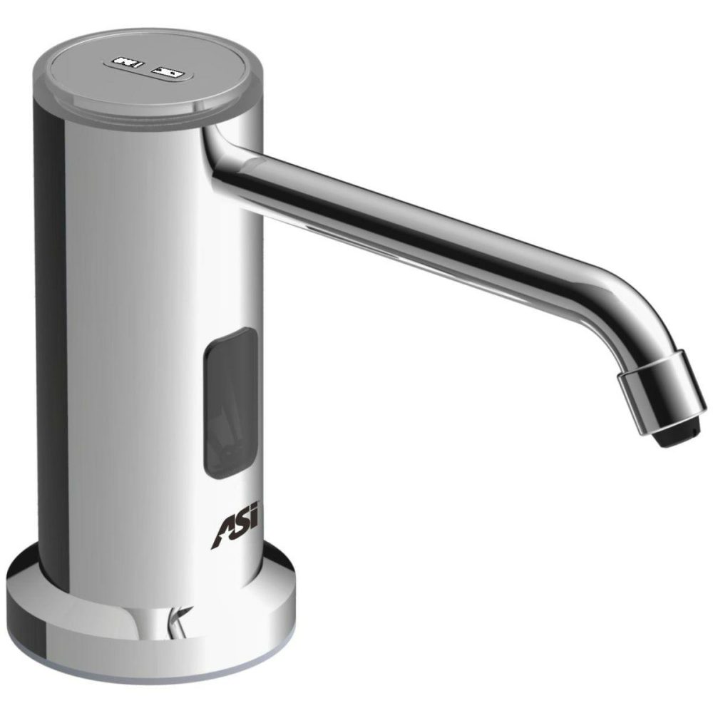 Soap Dispensers | Wall Mounted Soap Dispenser with 48 oz Capacity Kitchen Accessories Bright Stainless Steel