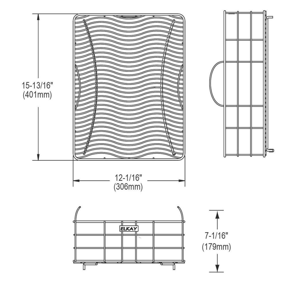 Wire Rinse Baskets | 12 1/16″ L x 15 13/16″ W Wire Rinsing Basket Kitchen Accessories Tainless Stee