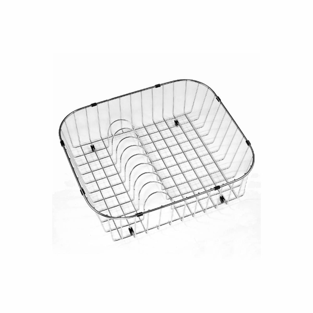 Wire Rinse Baskets | 16-1/2″L x 27″W Stainless Steel Kitchen Sink Basin Rack Kitchen Accessories Tainless Stee