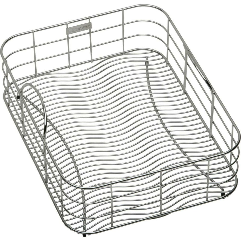 Wire Rinse Baskets | Single Bowl Stainless Steel Sink Rack for select Model Sinks Kitchen Accessories Right Polishe