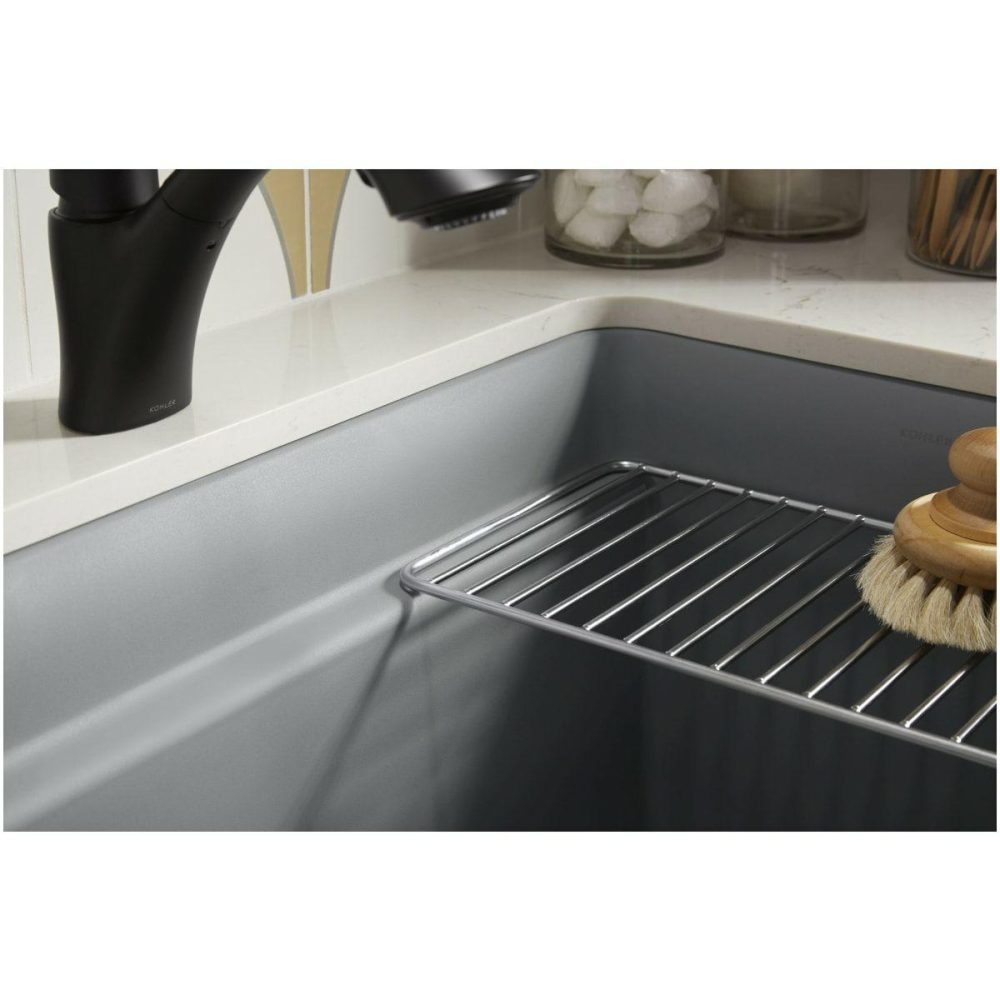 Wire Rinse Baskets | Single Bowl Stainless Steel Sink Rack for select Poise Series Sinks Kitchen Accessories Tainles