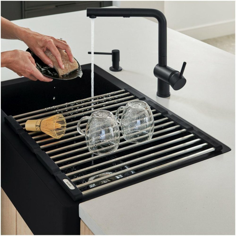 Wire Rinse Baskets | Stainless Steel Bottom Grid for Small Bowl of 60/40 Low Divide Sinks Kitchen Accessories Stainless Steel