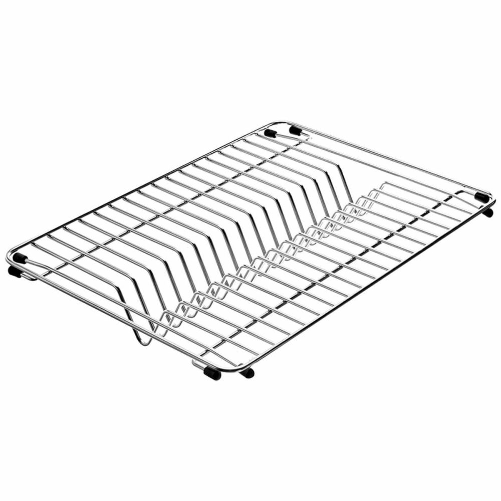 Wire Rinse Baskets | Stainless Steel Elevated Sink Grid for Super Single Sinks Kitchen Accessories Stainless Steel