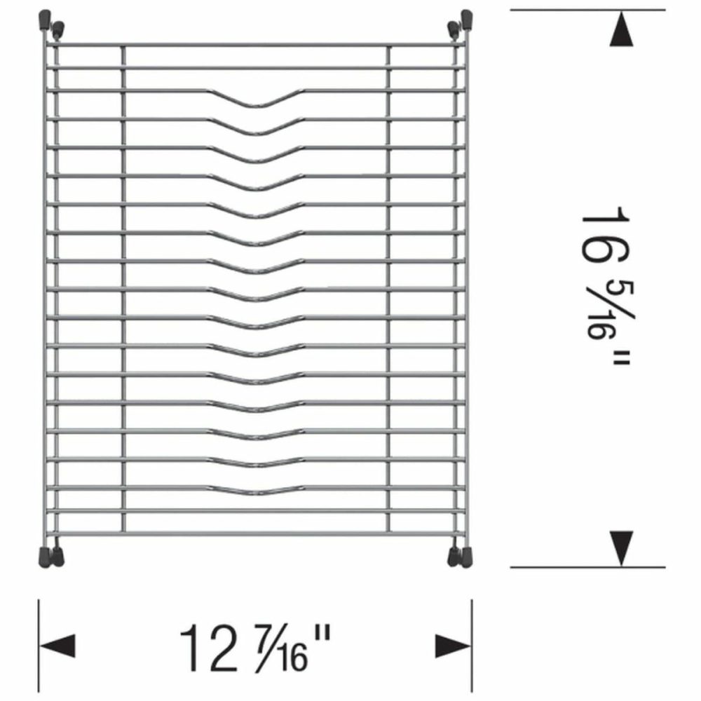 Wire Rinse Baskets | Stainless Steel Floating Dish Rack for all 50/50 Sinks Kitchen Accessories Stainless Steel