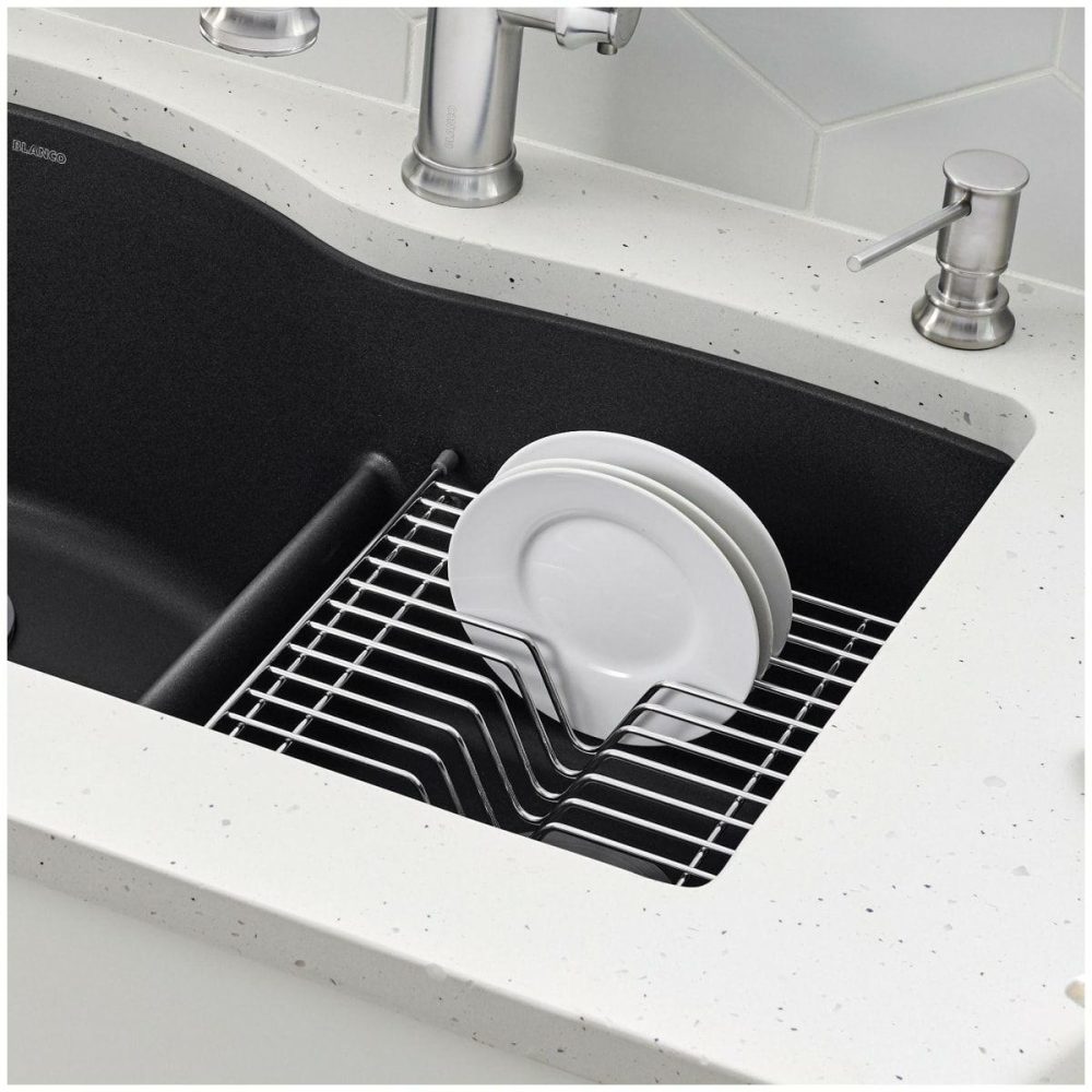 Wire Rinse Baskets | Stainless Steel Floating Dish Rack for all 50/50 Sinks Kitchen Accessories Stainless Steel